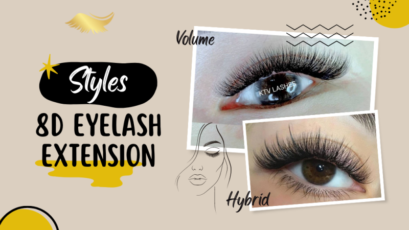 8d Eyelash Extension Styles