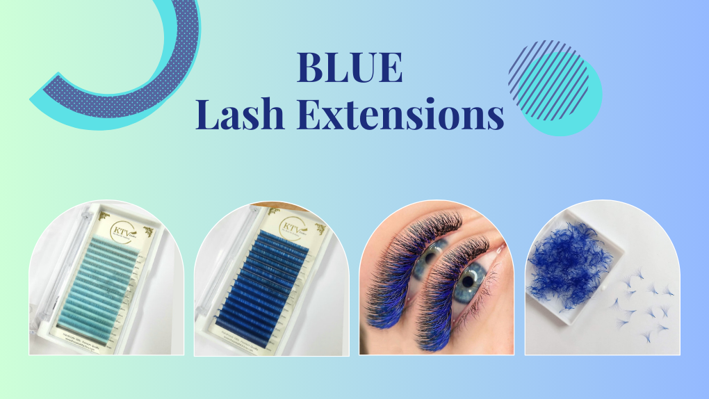 Blue Lash Extensions
