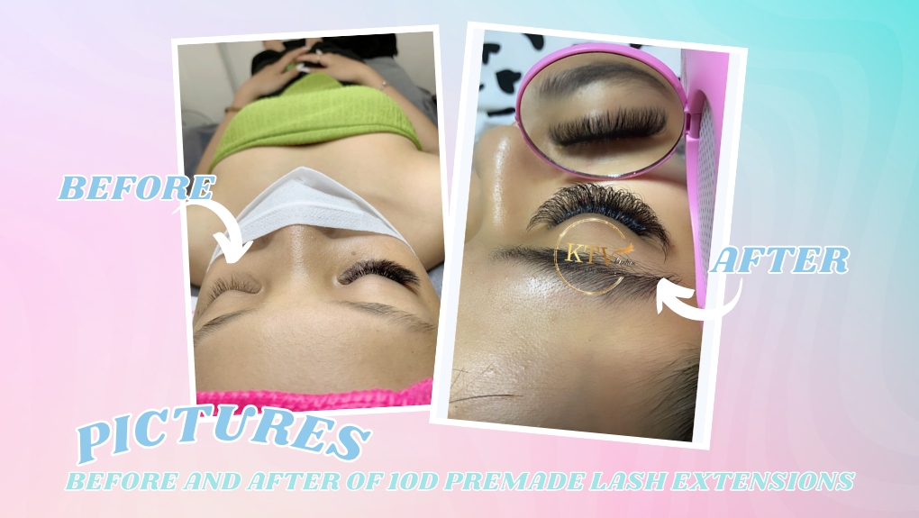 Before And After Pictures Of 10d Premade Lash Extensions