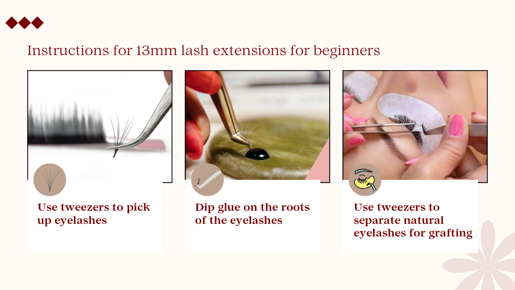 Instructions For 13mm Lash Extensions