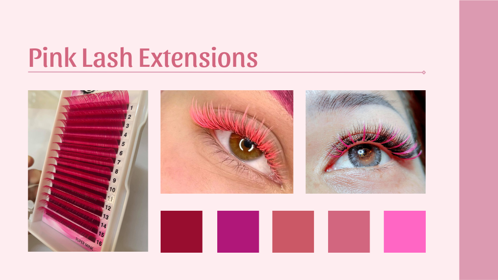 Pink Lash Extensions