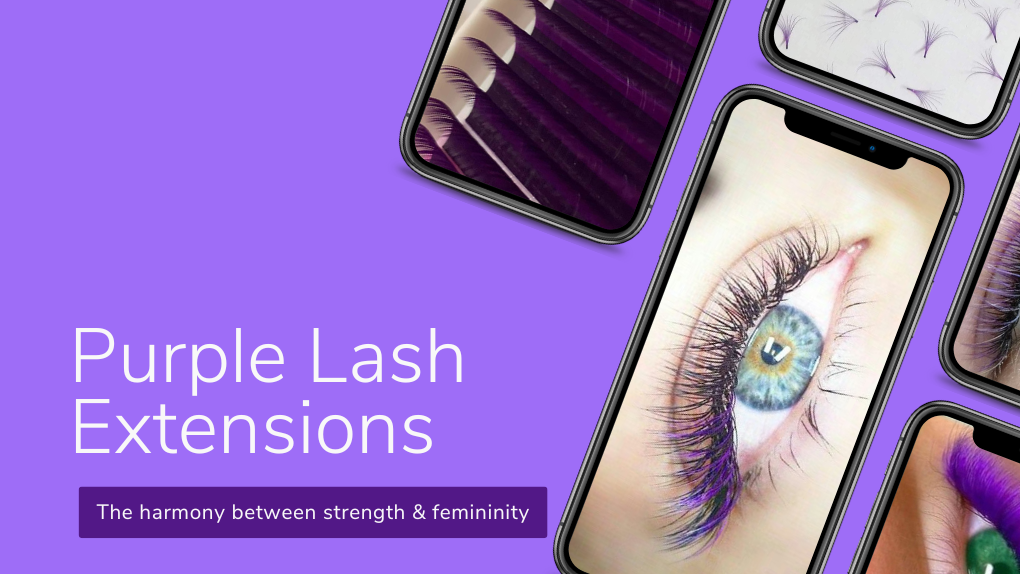 Purple Lash Extensions