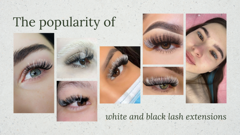 The Popularity Of White Black Lash Extensions