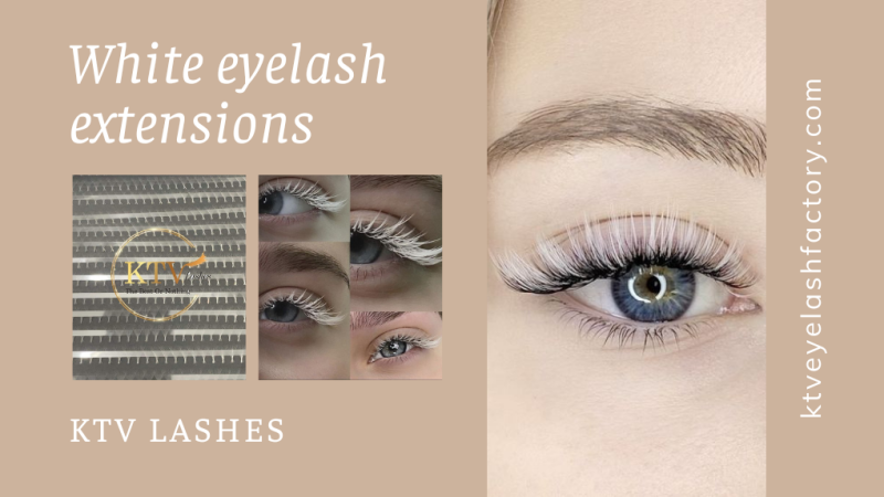 White Eyelash Extensions