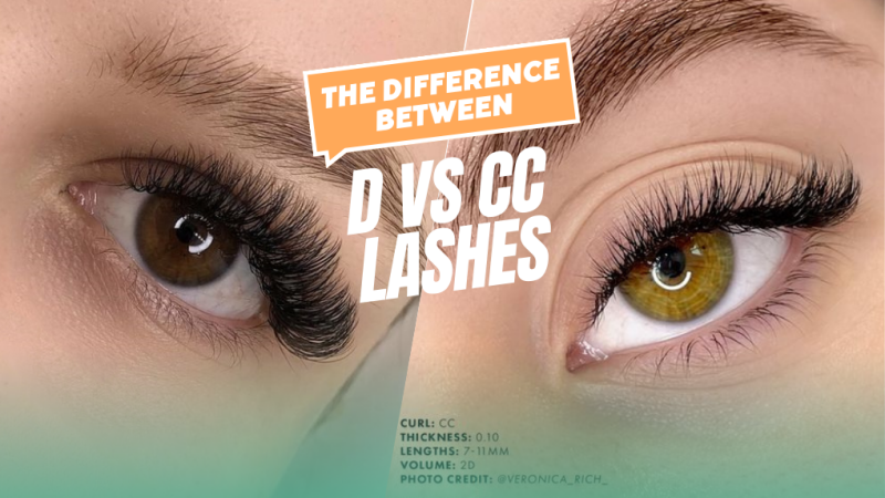 The Difference Between Cc And D Curl Lashes