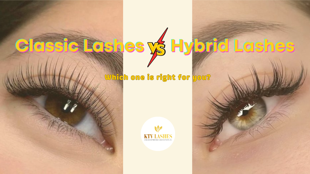 Classic Vs Hybrid Lashes