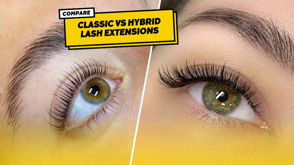 Compare Classic Vs Hybrid Lash Extensions