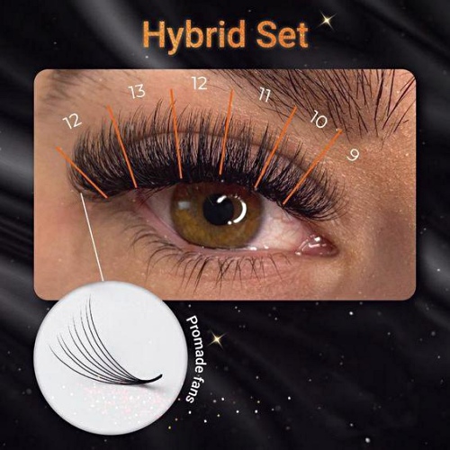 Hybrid Set With Promade Fan No 6