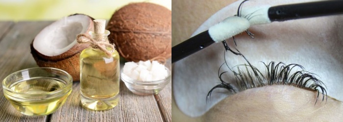 Remove Lashes With Coconut Oil