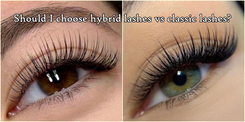Should I Choose classic vs hybrid lashes