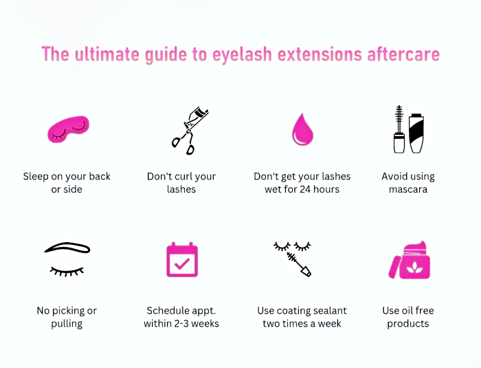 The Ultimate Guide To Eyelash Extensions Aftercare