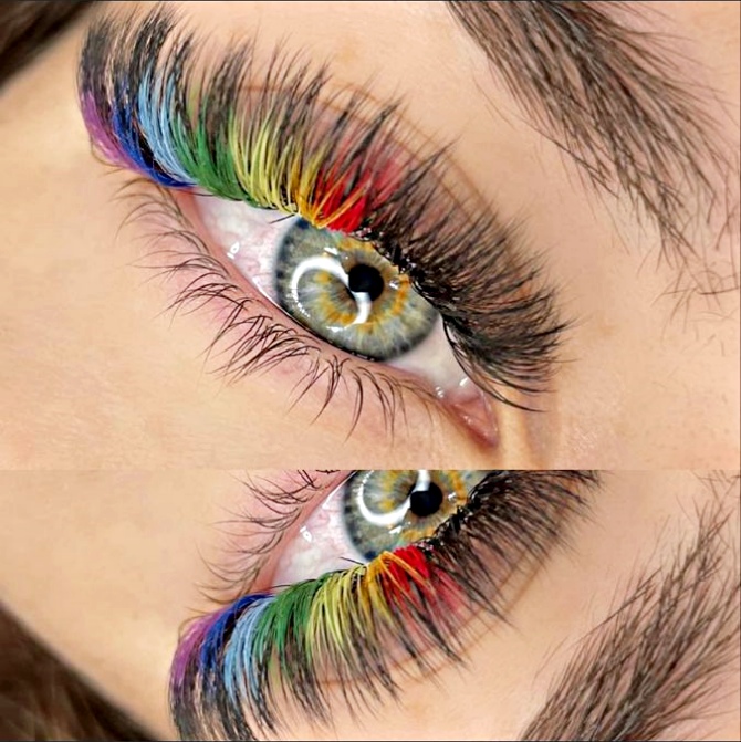 What Are Rainbow Lash Extensions