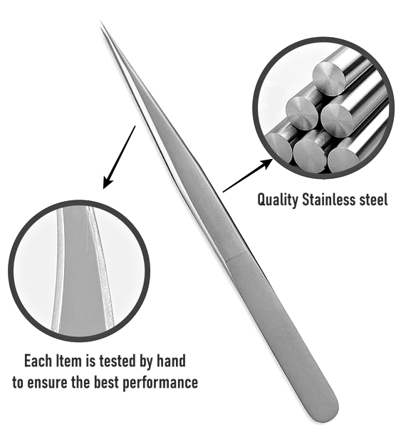 What Materials Are Individual Lash Tweezers Made From