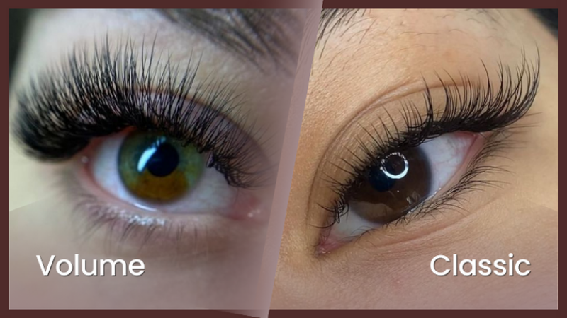 Difference Between Classic Vs Volume Eyelash Extensions