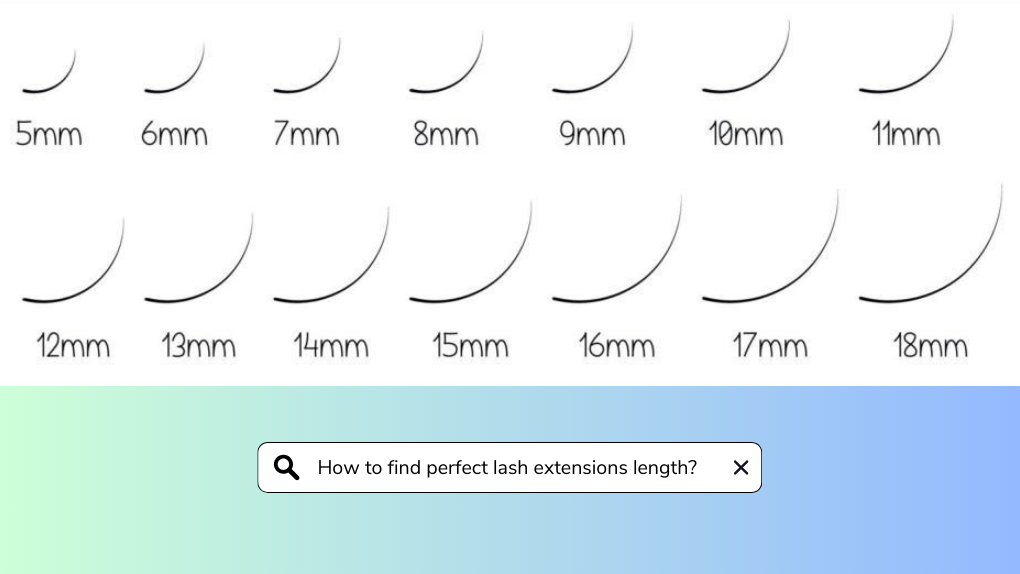 Lash Extensions Length