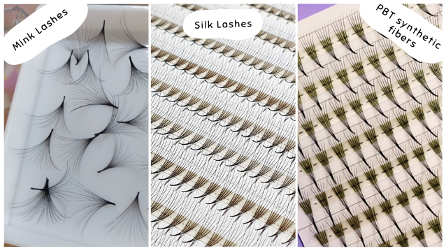 Mink Lashes And Silk Vs Pbt Synthetic Fibers