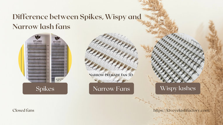 Types Of Spike Closed Fan Lashes