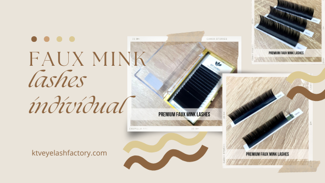 Faux Mink Lashes Individual