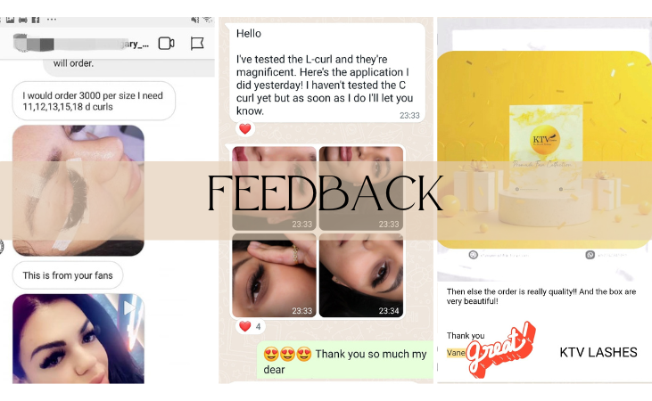 Feedback From Customers Of Ktv Lashes 2