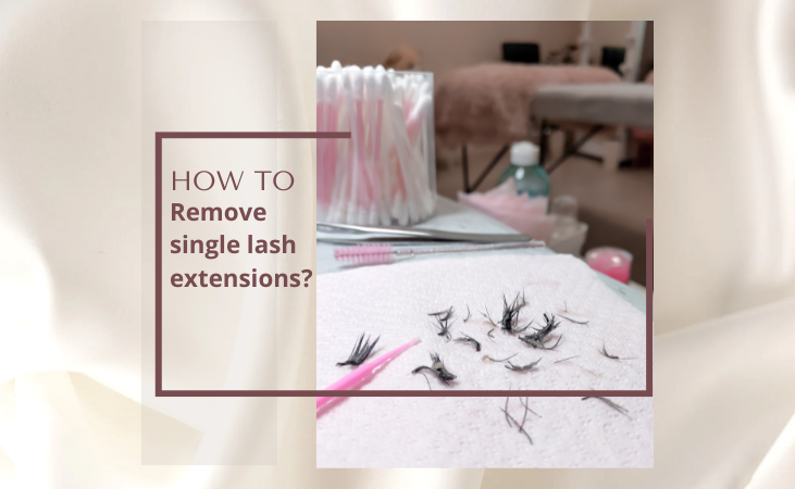 How To Remove Single Lash Extensions