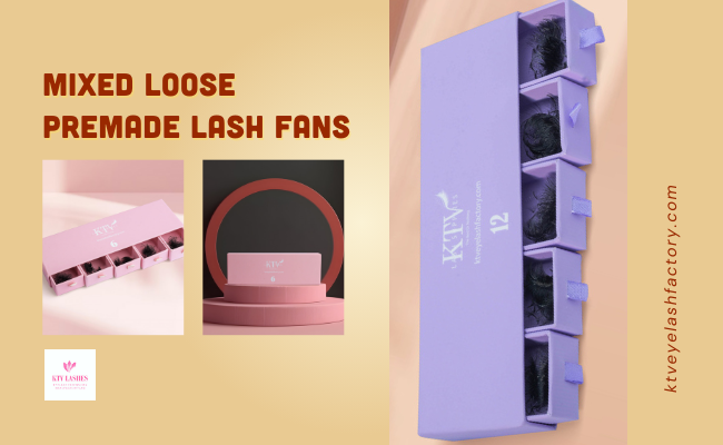 Mixed Premade Lash Fans Mix Loose