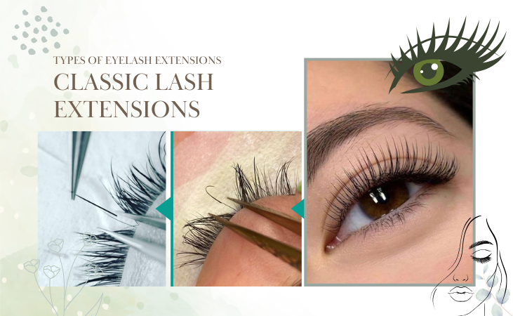 Types Of Eyelash Extensions Classic