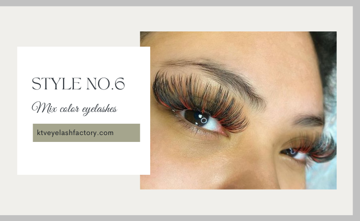 Wispy Mega Volume Lash Extensions Mix Color Eyelashes (1)