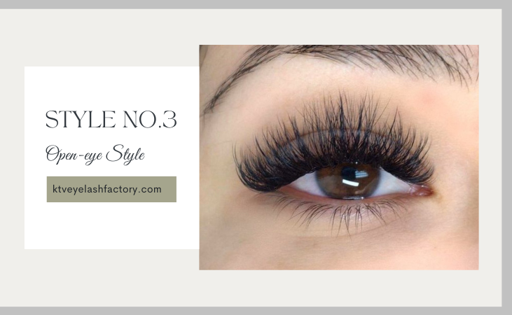 Wispy Volume Lash Extensions Open-eye