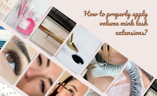 Apply For Volume Mink Lash Extensions