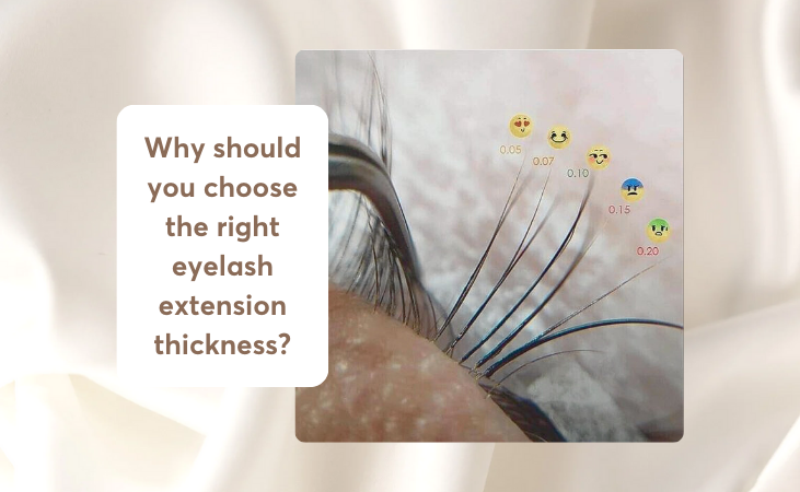 Choose The Right Lash Extensions Thickness