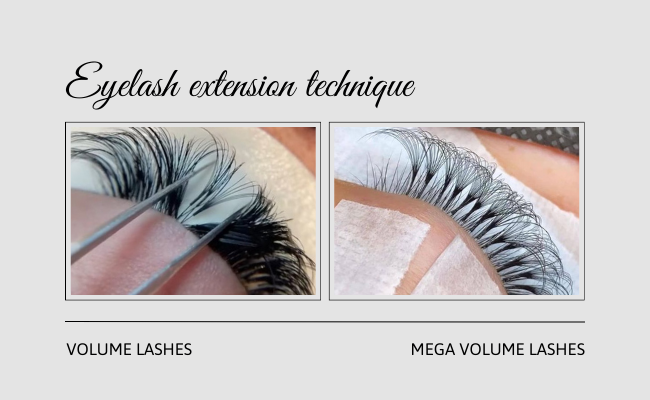 Difference In Eyelash Extension Technique