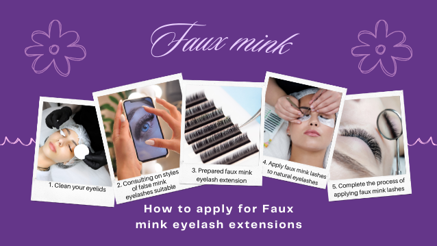 How To Apply Faux Mink Eyelash Extensions