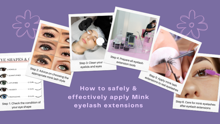 How To Apply Mink Eyelash Extensions