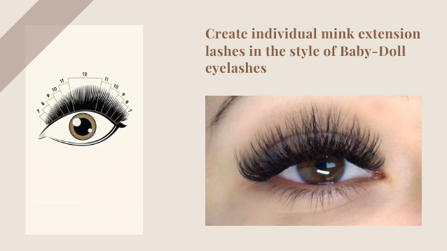 Mink Individual Lashes Style Baby Doll Eye