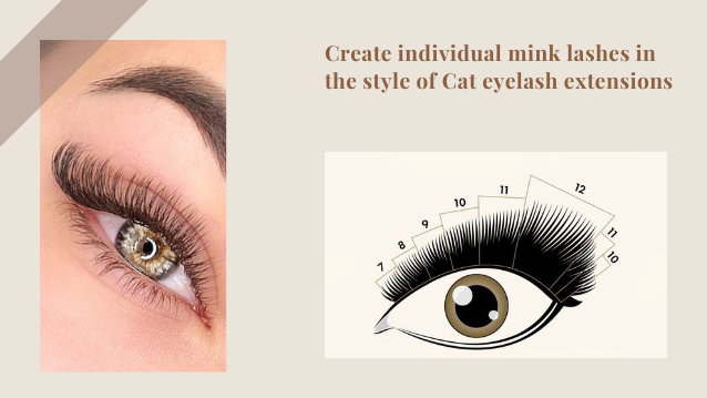 Mink Individual Lashes Style Cat Eye