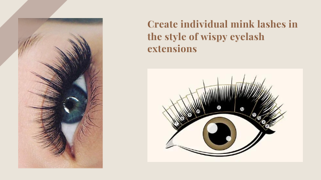 Mink Individual Lashes Style Wispy