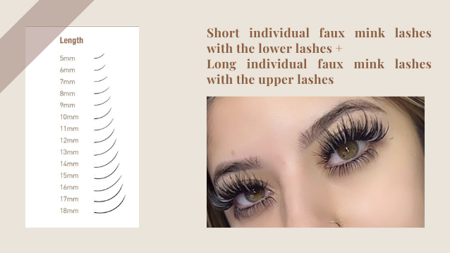 Mink Lashes Individual Style Mix Length