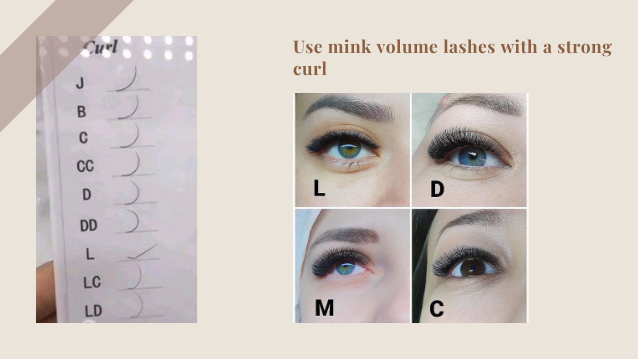 Mink Lashes Individual Style Strong Curl