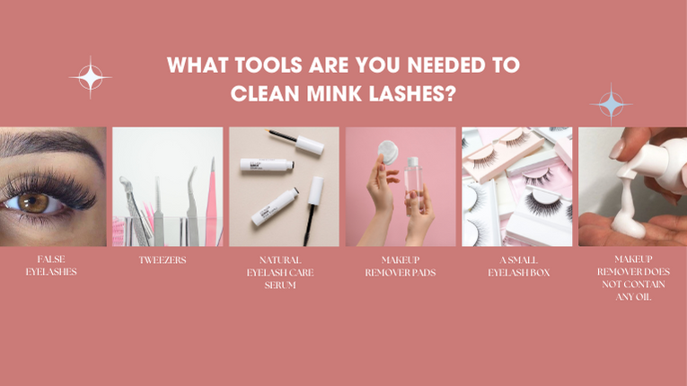 Tools To Clean Mink Lashes