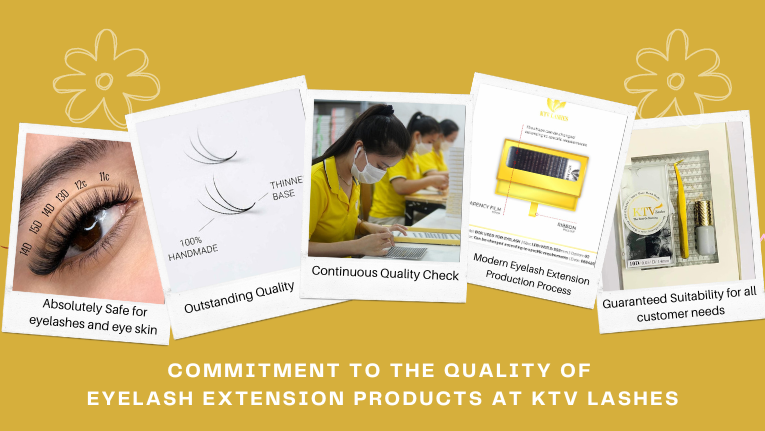 Commitment To The Quality Of Eyelash Extension Products