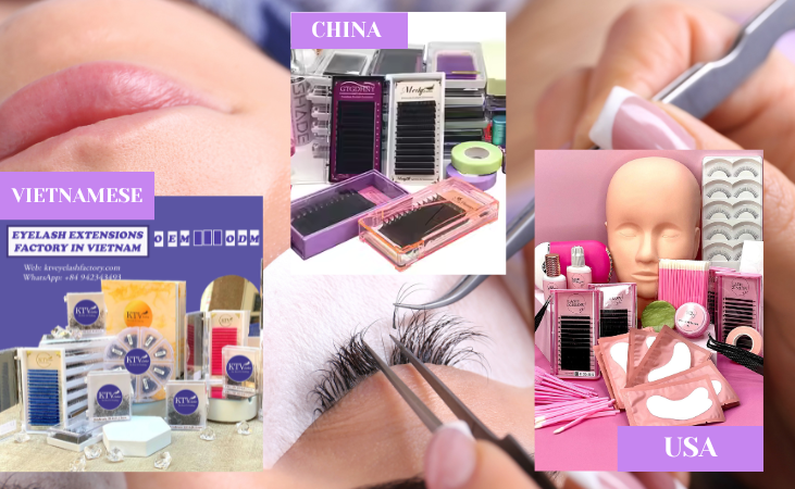 Should You Choose Vietnamese, Chinese Or American Lash Vendors