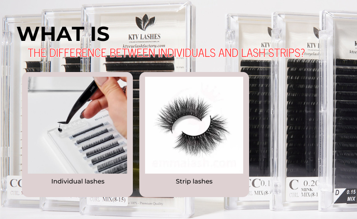 The Difference Between Individuals And Lash Strips