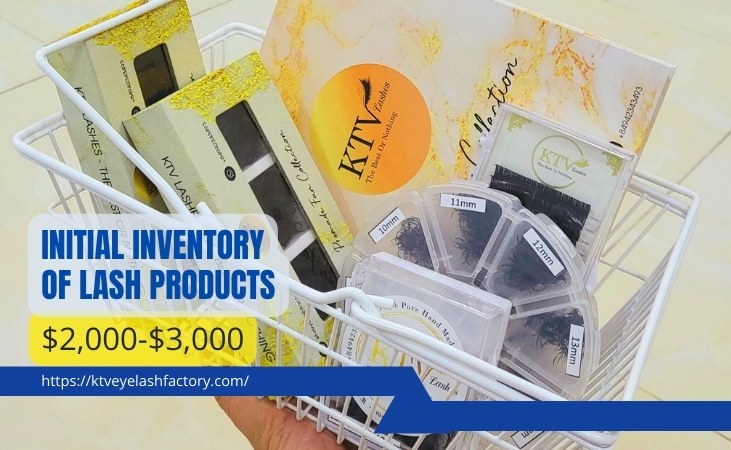 Initial Inventory Of Lash Products