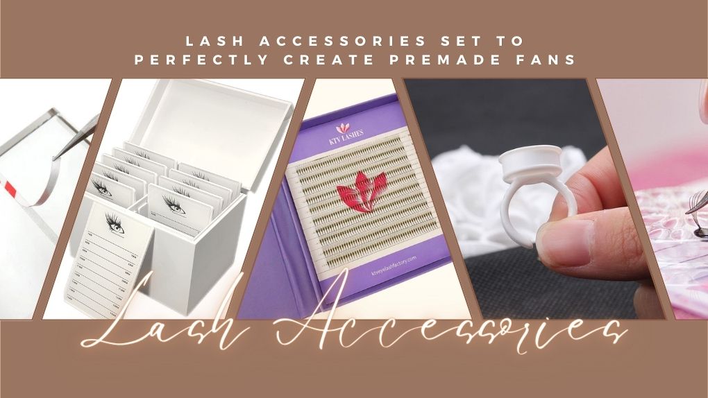 Lash Accessories Set To Create Premade Fans