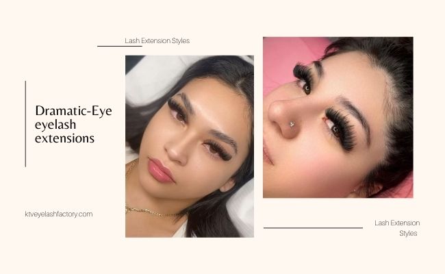 Lash Extension Styles Dramatic Eye