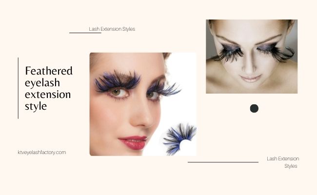 Lash Extension Styles Feathered