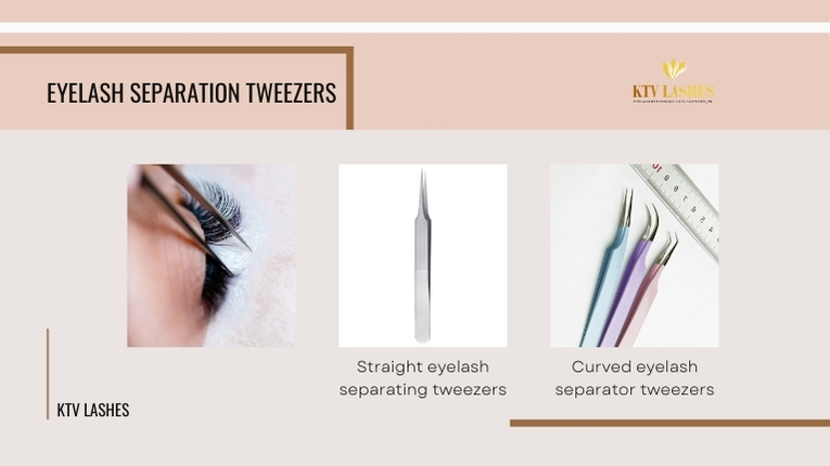 Eyelash Separator Tweezers