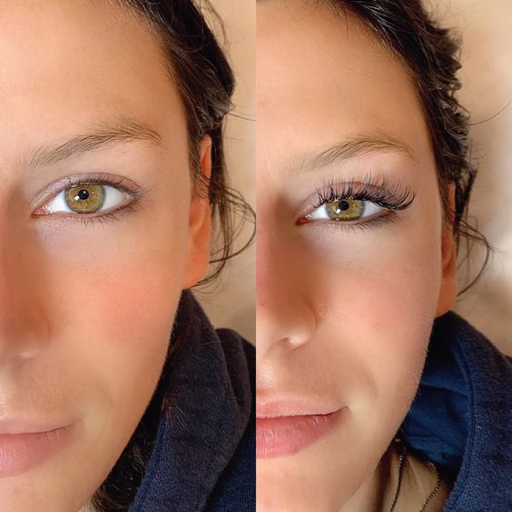 Before After Classic Lash Extensions