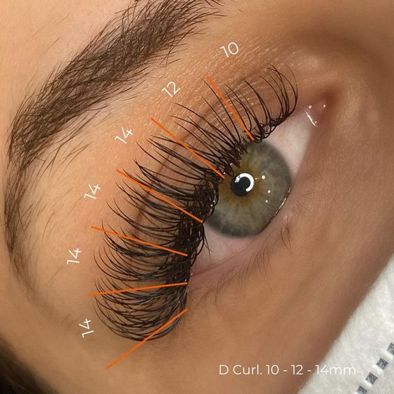 Classic Lash Map Eyelash Extensions